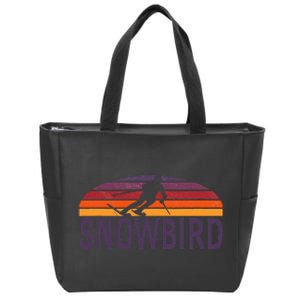 Snowbird Utah Usa Ski Resort Snowboarding Zip Tote Bag