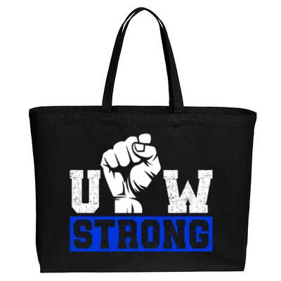 Stand Up Uaw Uaw Strike Uaw Proud Union Pride Uaw Laborer Worker Cotton Canvas Jumbo Tote