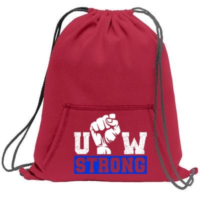 Stand Up Uaw Uaw Strike Uaw Proud Union Pride Uaw Laborer Worker Sweatshirt Cinch Pack Bag