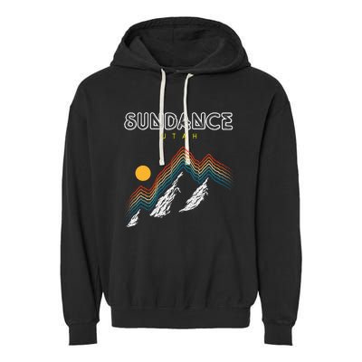 Sundance Utah Usa Hiking And Climbing 1980s Garment-Dyed Fleece Hoodie