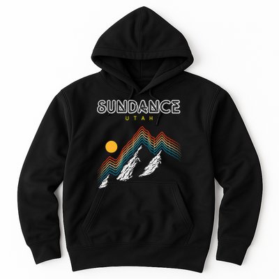 Sundance Utah Usa Hiking And Climbing 1980s Hoodie