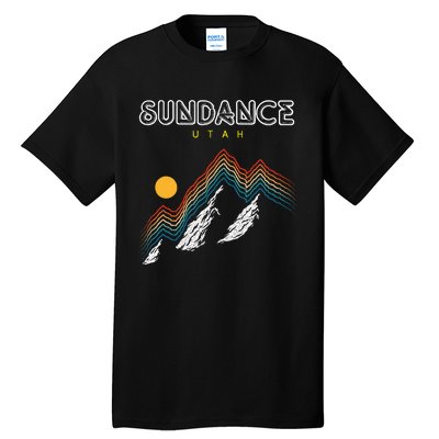 Sundance Utah Usa Hiking And Climbing 1980s Tall T-Shirt