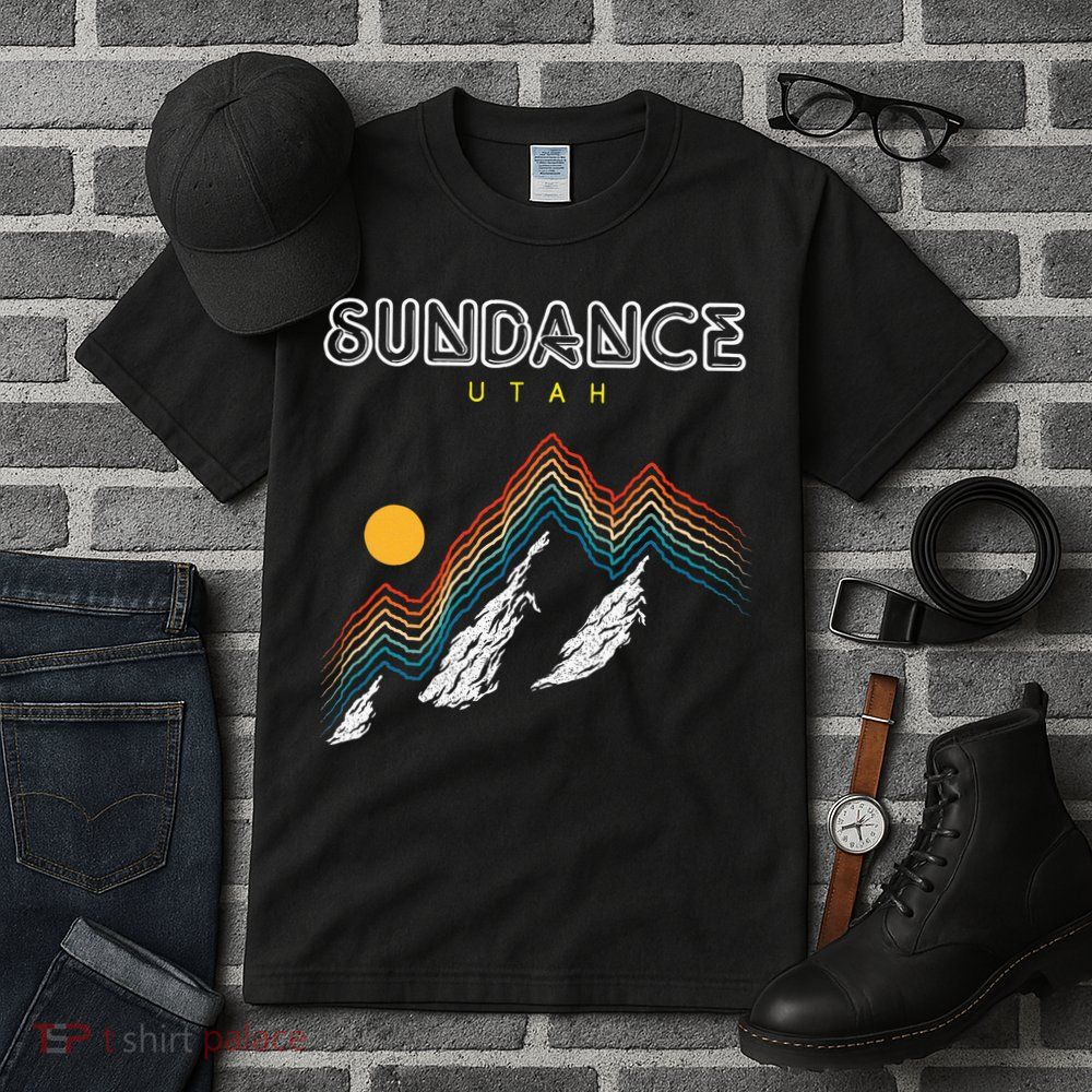 Sundance Utah Usa Hiking And Climbing 1980s Tall T-Shirt