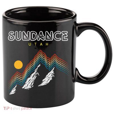 Sundance Utah Usa Hiking And Climbing 1980s 11oz C Handle Ceramic Mug