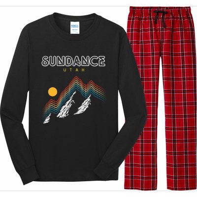 Sundance Utah Usa Hiking And Climbing 1980s Long Sleeve Pajama Set