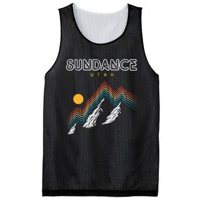 Sundance Utah Usa Hiking And Climbing 1980s Mesh Reversible Basketball Jersey Tank