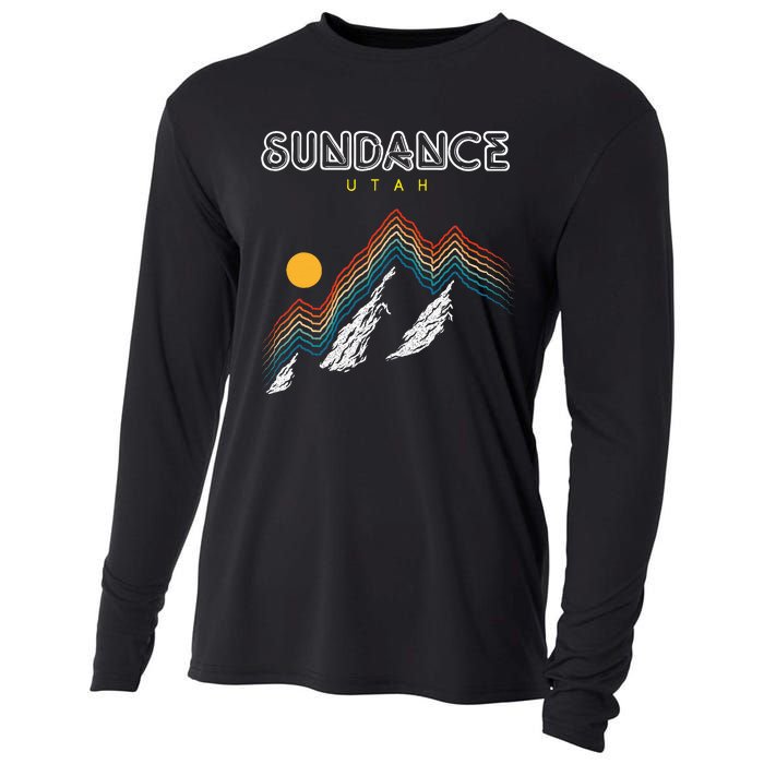 Sundance Utah Usa Hiking And Climbing 1980s Cooling Performance Long Sleeve Crew