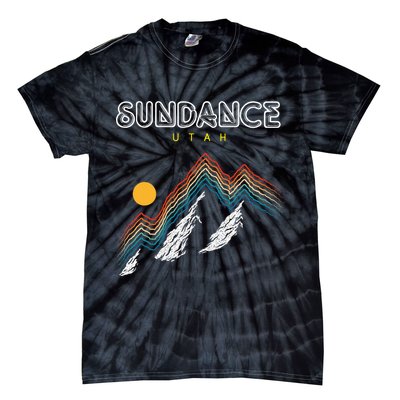 Sundance Utah Usa Hiking And Climbing 1980s Tie-Dye T-Shirt