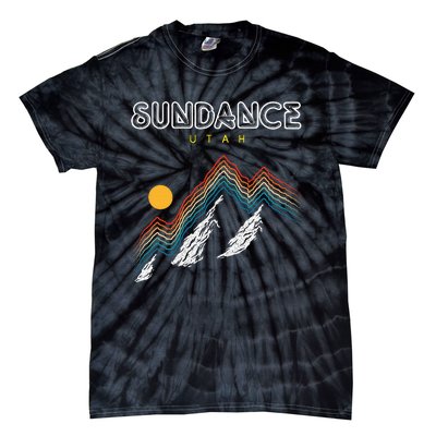 Sundance Utah Usa Hiking And Climbing 1980s Tie-Dye T-Shirt