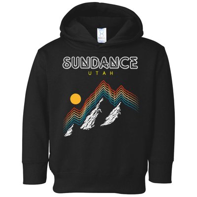 Sundance Utah Usa Hiking And Climbing 1980s Toddler Hoodie