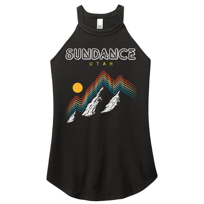 Sundance Utah Usa Hiking And Climbing 1980s Women's Perfect Tri Rocker Tank