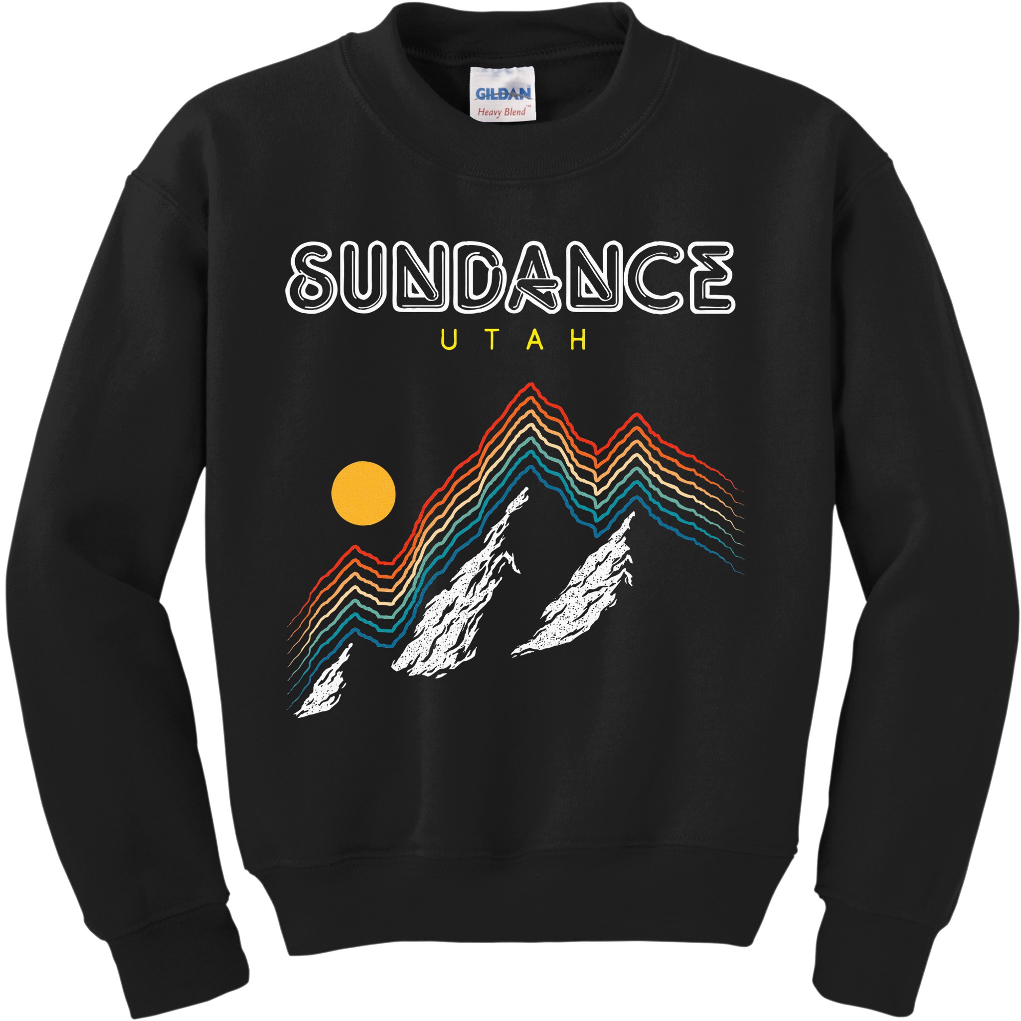 Sundance Utah Usa Hiking And Climbing 1980s Kids Sweatshirt