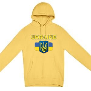 Support Ukrainian, Ukrainian Gift Premium Pullover Hoodie