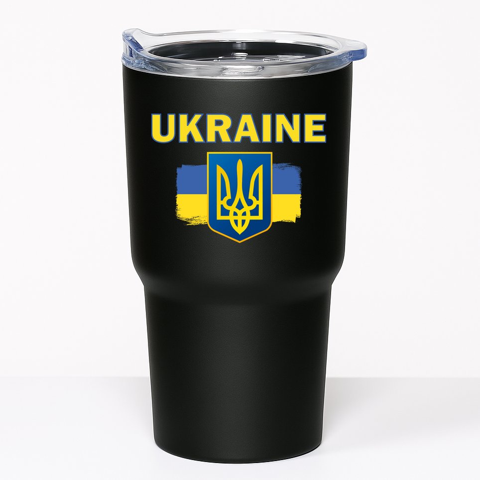 Support Ukrainian, Ukrainian Gift Tumbler