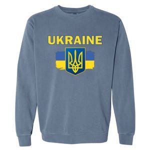 Support Ukrainian, Ukrainian Gift Garment-Dyed Sweatshirt