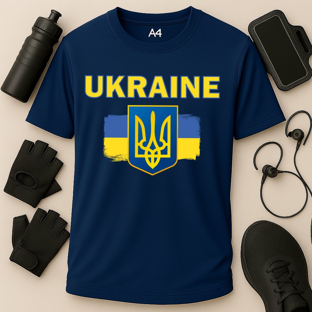 Support Ukrainian, Ukrainian Gift Cooling Performance Crew T-Shirt