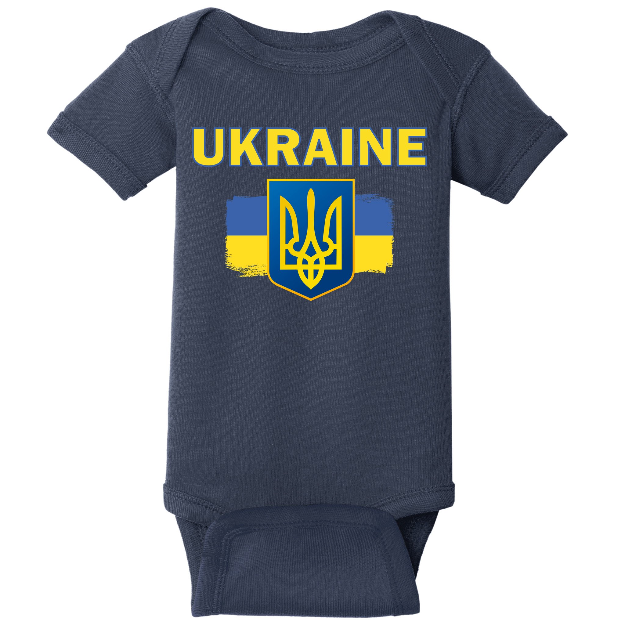 Support Ukrainian, Ukrainian Gift Baby Bodysuit