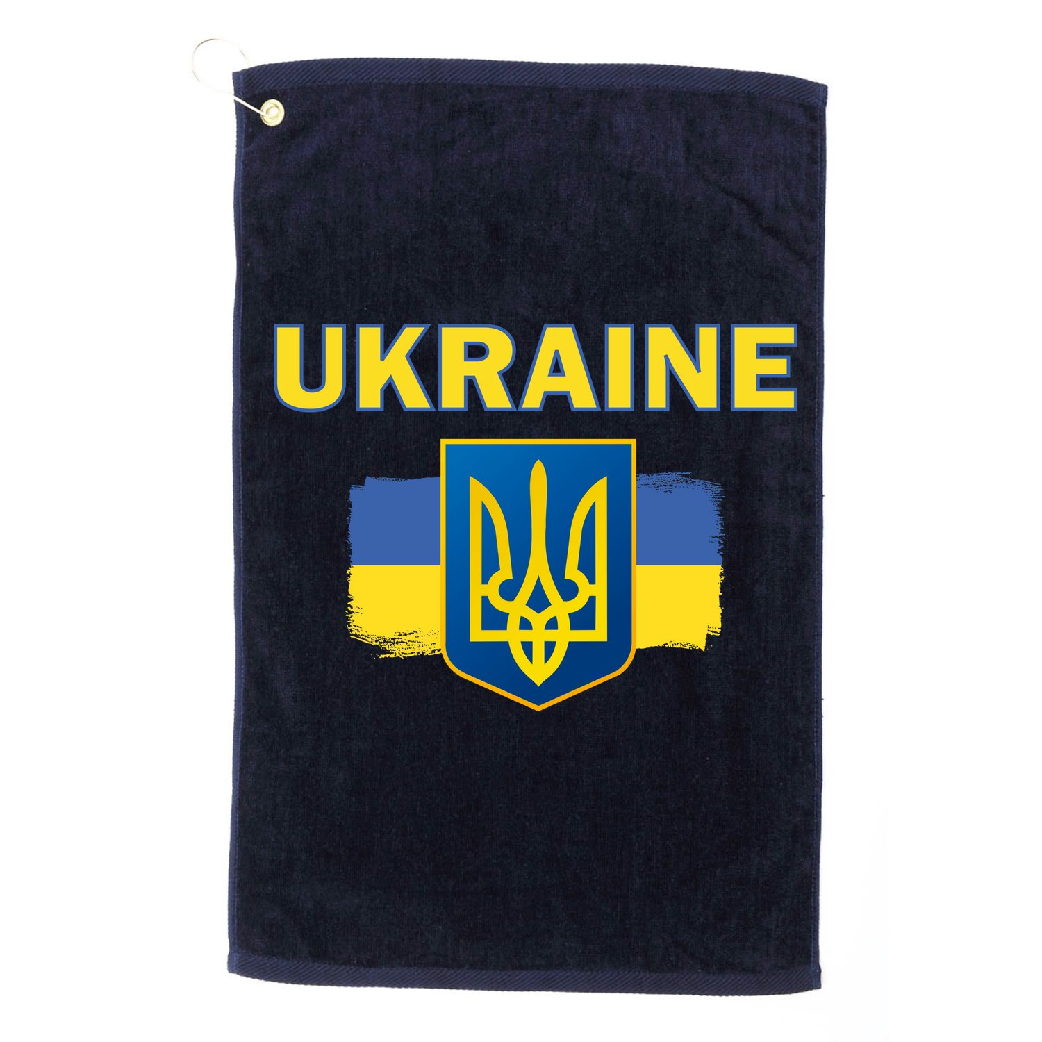 Support Ukrainian, Ukrainian Gift Golf Towel