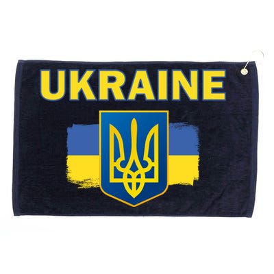 Support Ukrainian, Ukrainian Gift Grommeted Golf Towel