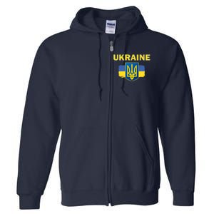 Support Ukrainian, Ukrainian Gift Full Zip Hoodie