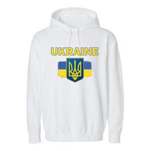 Support Ukrainian, Ukrainian Gift Garment-Dyed Fleece Hoodie