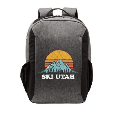 Ski Utah Vintage Retro Vibe Skiing Cool Gift Vector Backpack