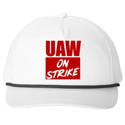 Striking UAW Workers Red Workers Strike Walkout Gift Snapback Five-Panel Rope Hat