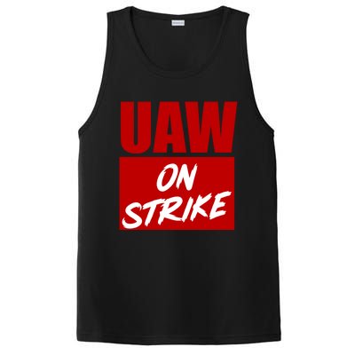 Striking UAW Workers Red Workers Strike Walkout Gift PosiCharge Competitor Tank