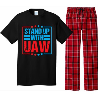 Stand Up With UAW On Strike Red United Auto Worker Pajama Set