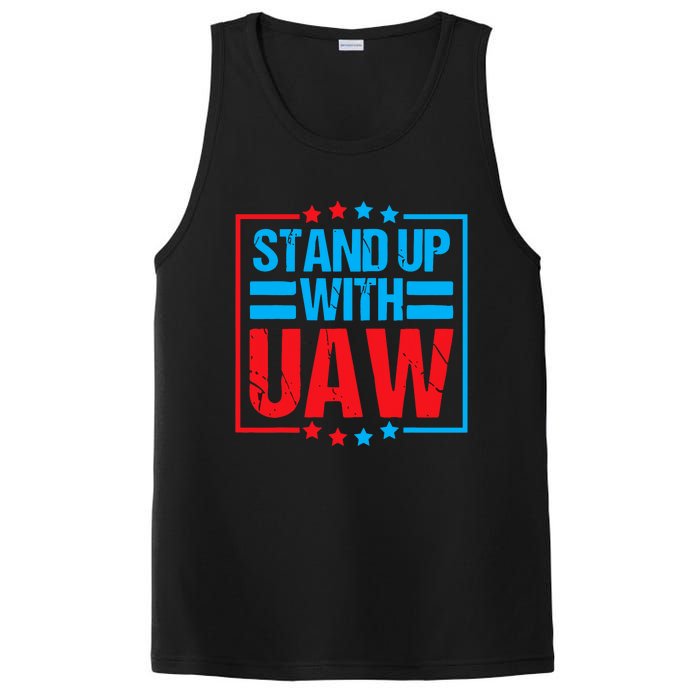 Stand Up With UAW On Strike Red United Auto Worker PosiCharge Competitor Tank