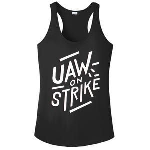 Striking UAW Workers On Strike Ladies PosiCharge Competitor Racerback Tank