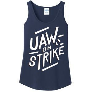 Striking UAW Workers On Strike Ladies Essential Tank