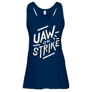 Striking UAW Workers On Strike Ladies Essential Flowy Tank