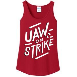 Striking Uaw Workers On Strike Ladies Essential Tank