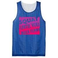 Squat Until You Walk Funny Workout Gym Cool Gift Cool Gift Mesh Reversible Basketball Jersey Tank