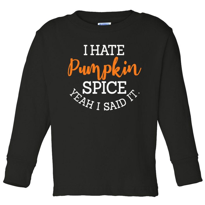 Spice Up Your Fall Season with a Halloween Twist Toddler Long Sleeve Shirt