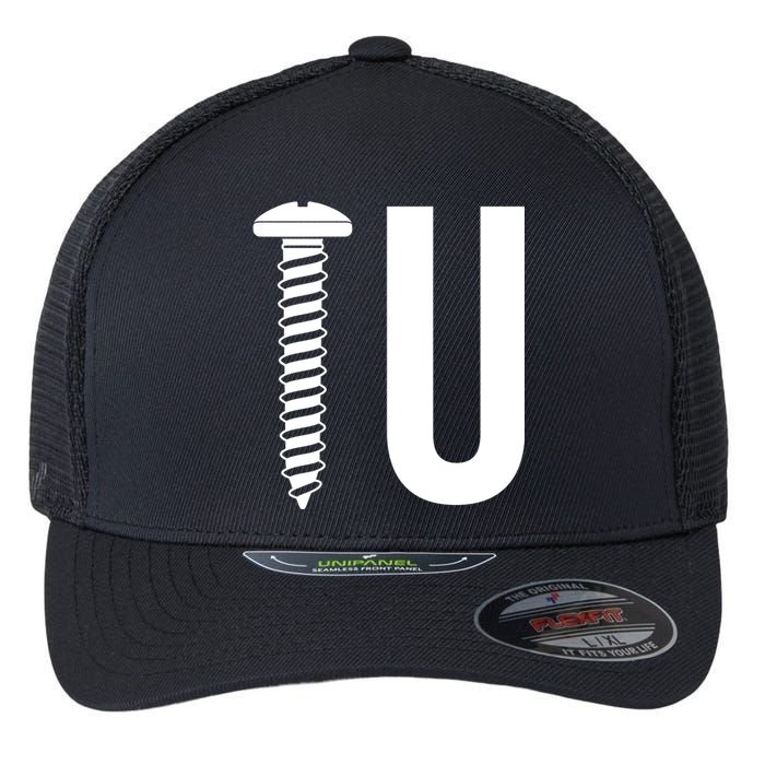 Screw U You Funny Rude Humor Flexfit Unipanel Trucker Cap