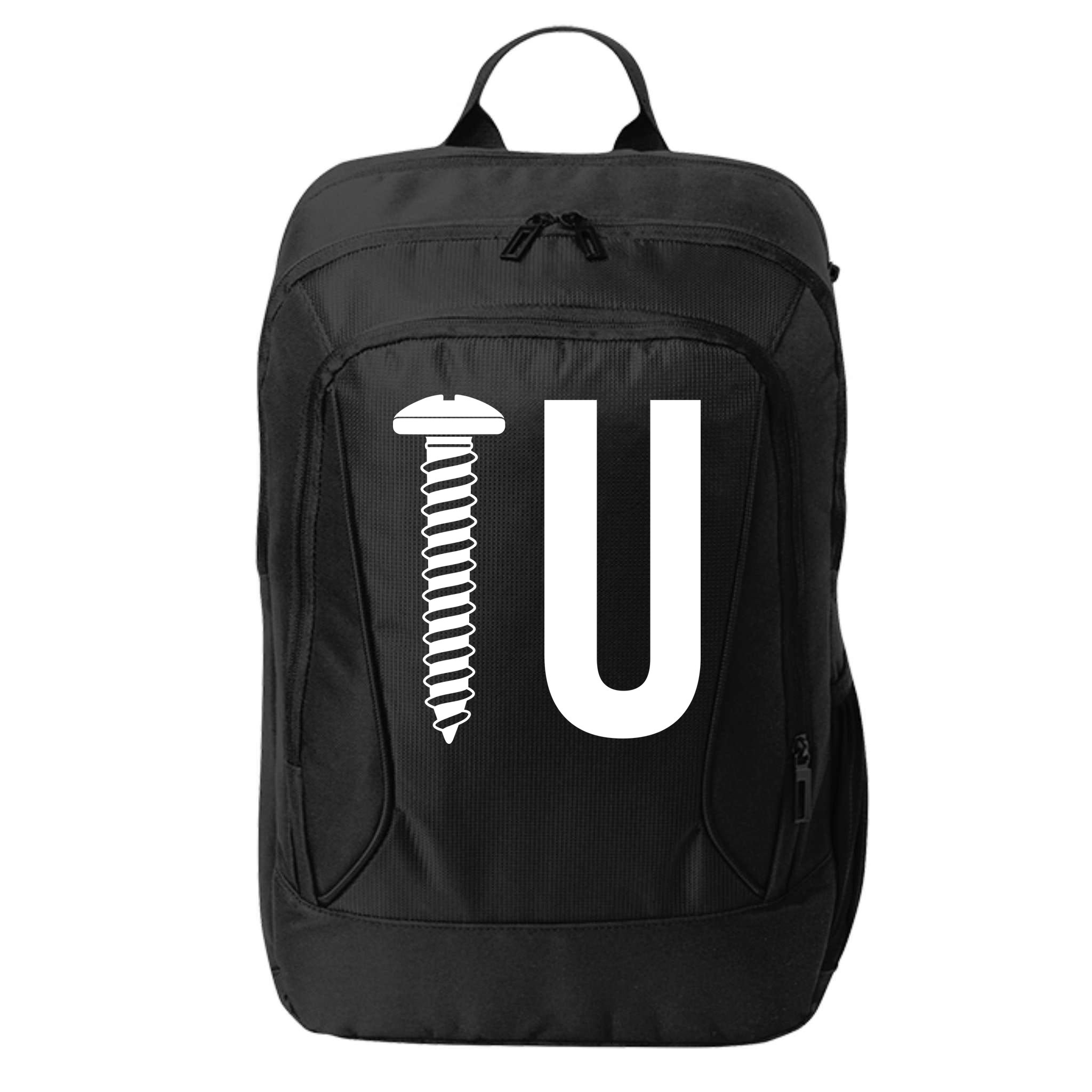 Screw U You Funny Rude Humor City Backpack