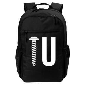 Screw U You Funny Rude Humor Daily Commute Backpack