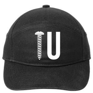 Screw U You Funny Rude Humor 7-Panel Snapback Hat