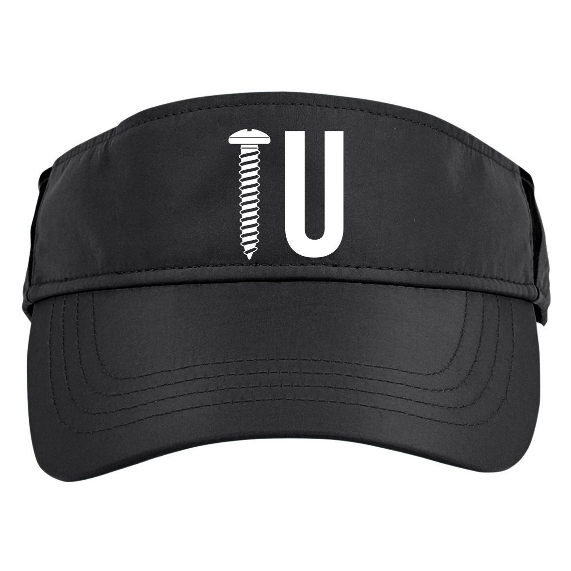 Screw U You Funny Rude Humor Adult Drive Performance Visor