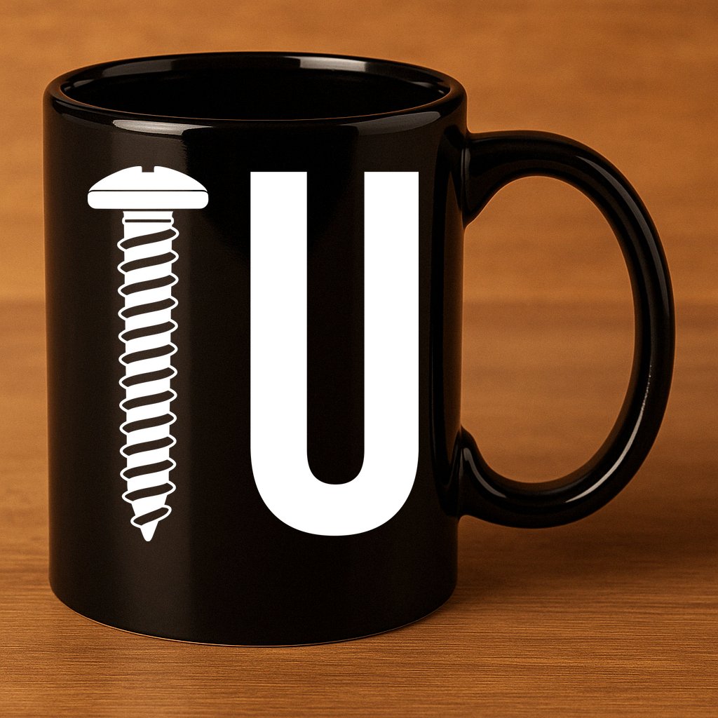 Screw U You Funny Rude Humor 11oz C Handle Ceramic Mug