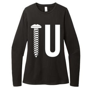 Screw U You Funny Rude Humor Womens CVC Long Sleeve Shirt