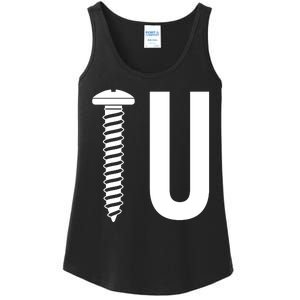 Screw U You Funny Rude Humor Ladies Essential Tank