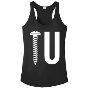 Screw U You Funny Rude Humor Ladies PosiCharge Competitor Racerback Tank