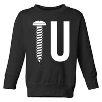 Screw U You Funny Rude Humor Toddler Sweatshirt