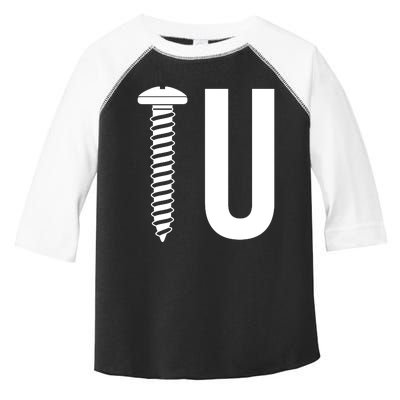 Screw U You Funny Rude Humor Toddler Fine Jersey T-Shirt