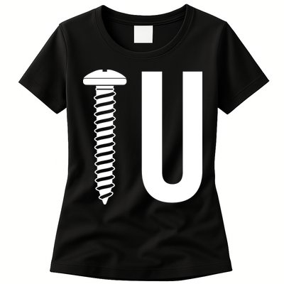 Screw U You Funny Rude Humor Womens T-Shirt