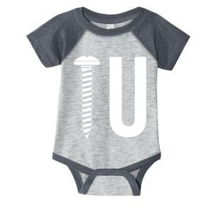 Screw U You Funny Rude Humor Infant Baby Jersey Bodysuit