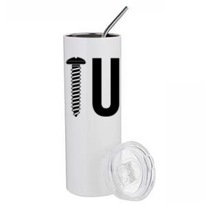 Screw U You Funny Rude Humor Stainless Steel Tumbler